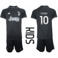 Camiseta Juventus Paul Pogba #10 Tercera Equipación para niños 2023-24 manga corta (+ pantalones cortos)